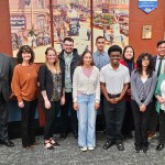 Members of the Gresham Youth Advisory Council stand with Gresham City Council in chambers