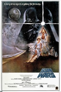 The movie poster for Star Wars, which is one of the films during the 2025 Movies in the Park